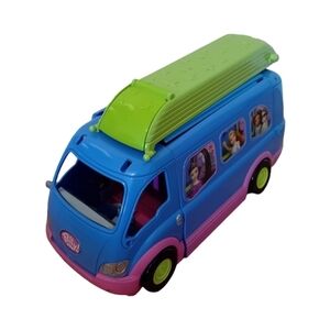 Vintage Y2K‎ 2004 Mattel Polly Pocket Club Groove Par-Tay Bus Incomplete